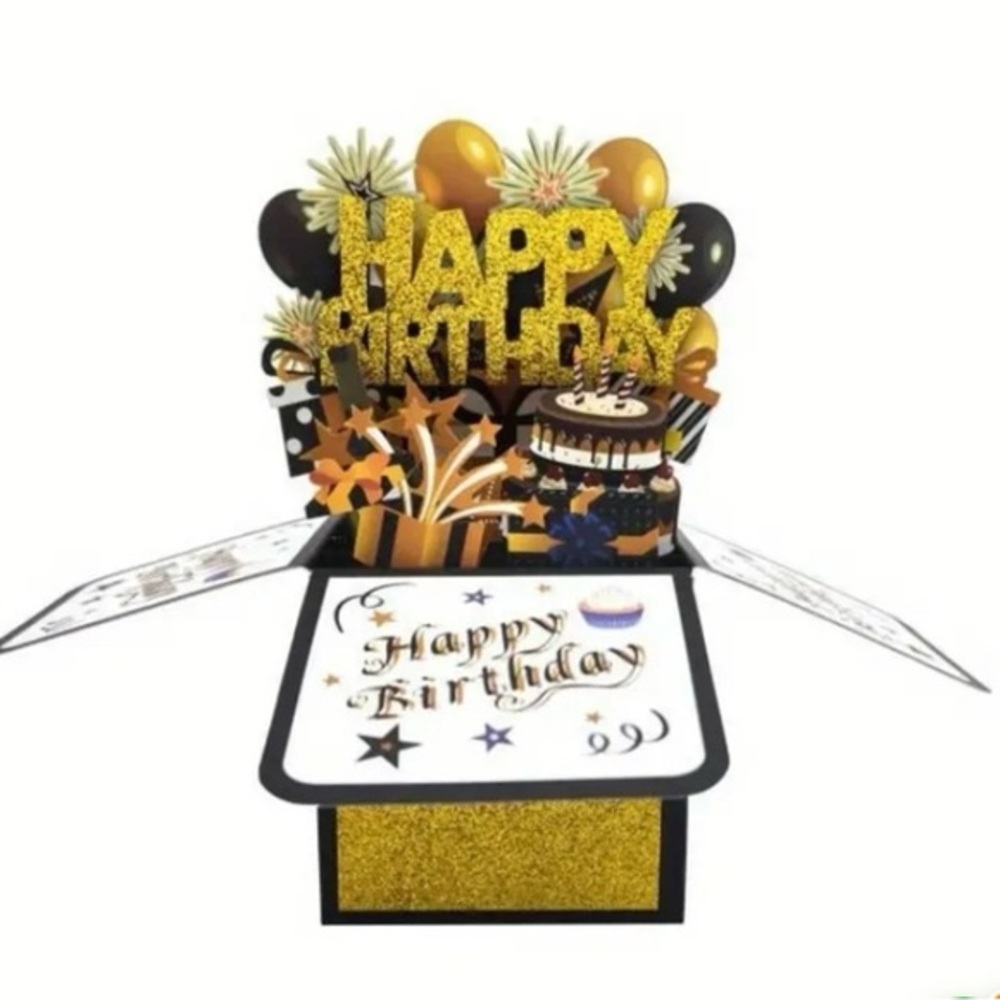Pop-Out Happy Birthday Card Gift Card